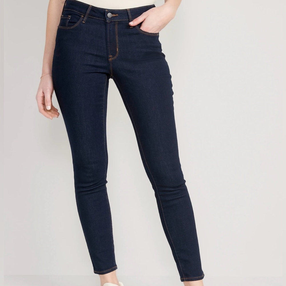 Black Old Navy Pop Icon Skinny Jeans